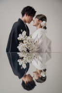 【フォトレポート】おしゃれに白無垢フォト