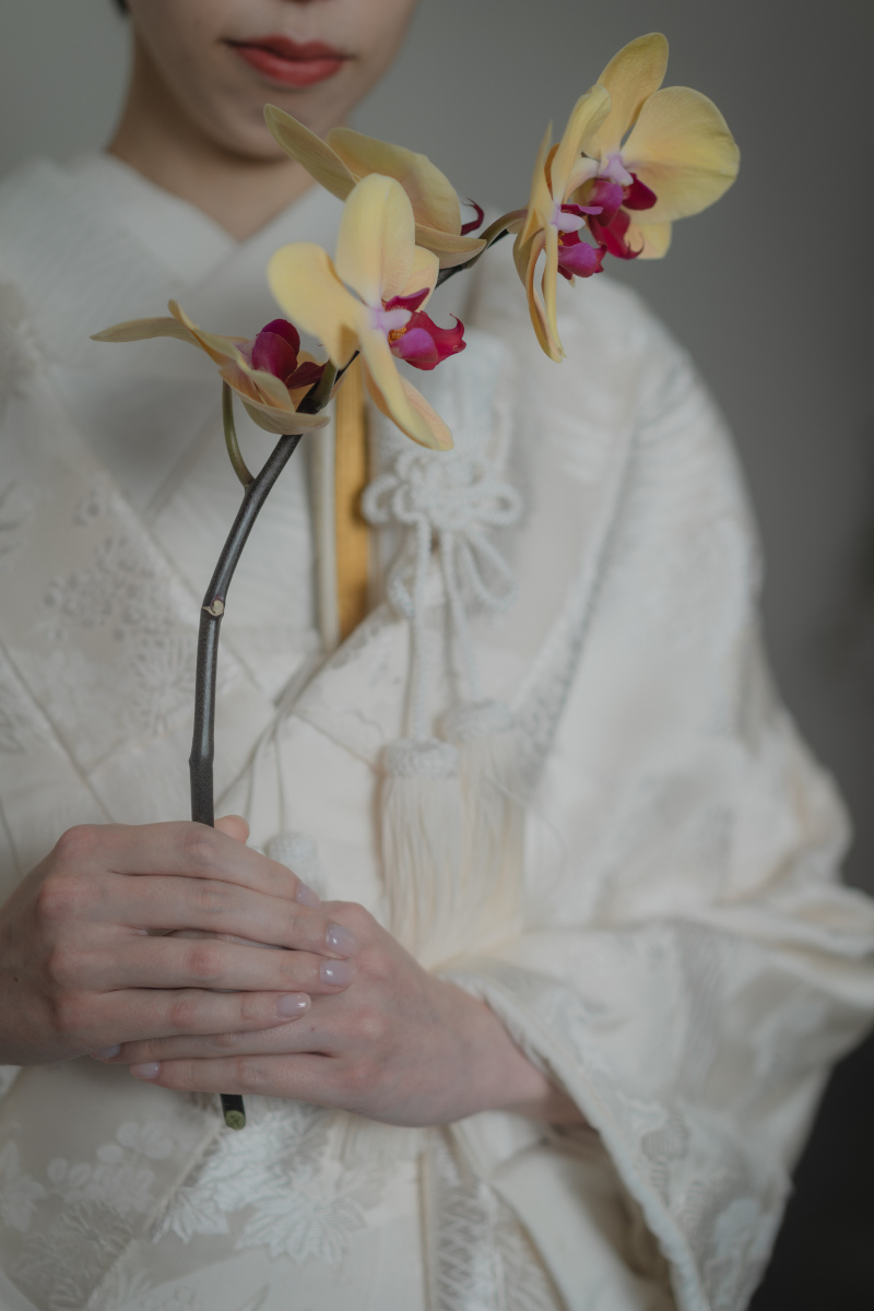 お花を使った撮影が増えています