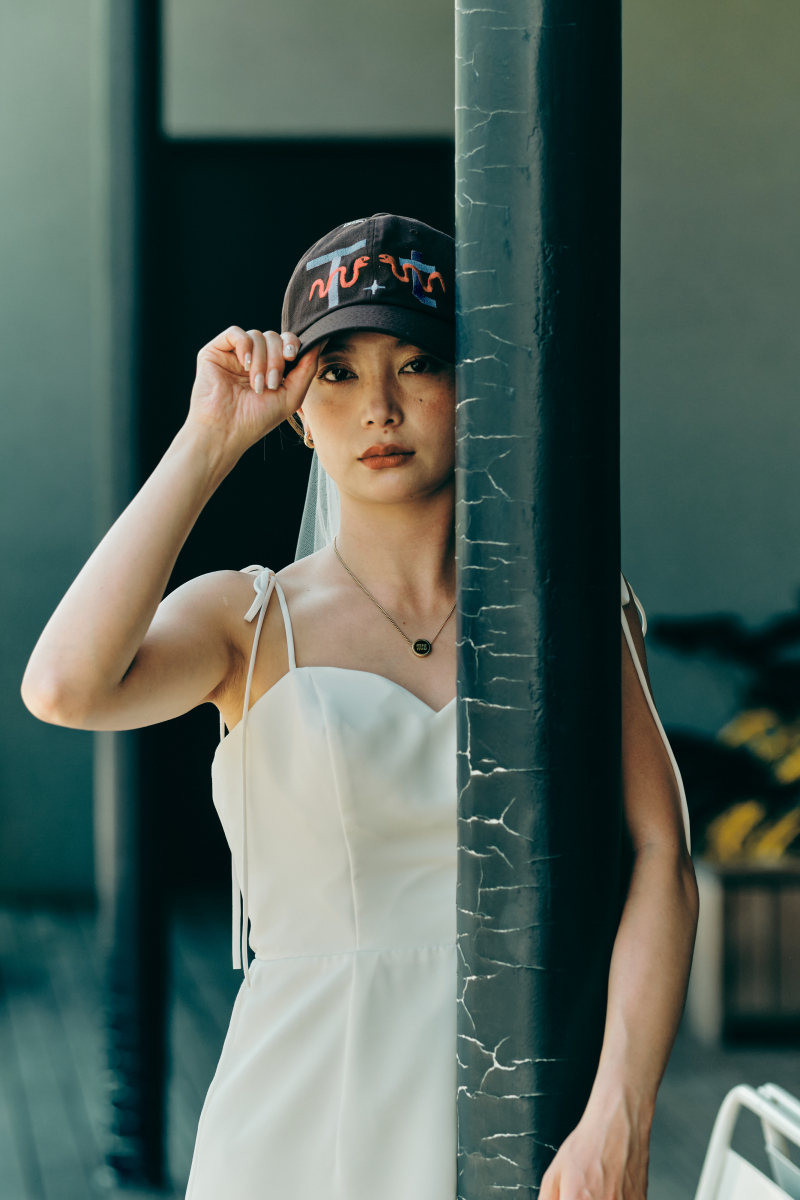 Creators' Genicが提案する「ドレス&times;かぶりもの」スタイル