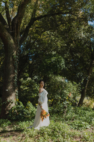 深い緑が映えるロケフォト