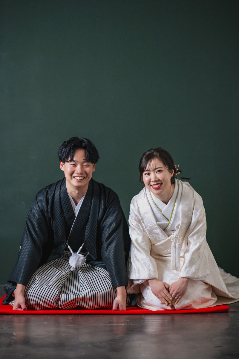 【フォトレポート】お任せヘアで和装×スタジオフォト