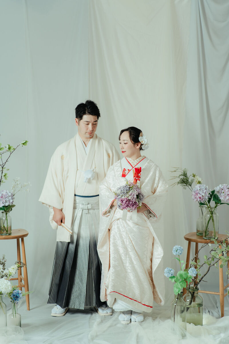 お花を使った撮影が増えています