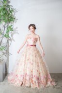 【ANJERI】華やか‼フラワーエンブロイダリードレス