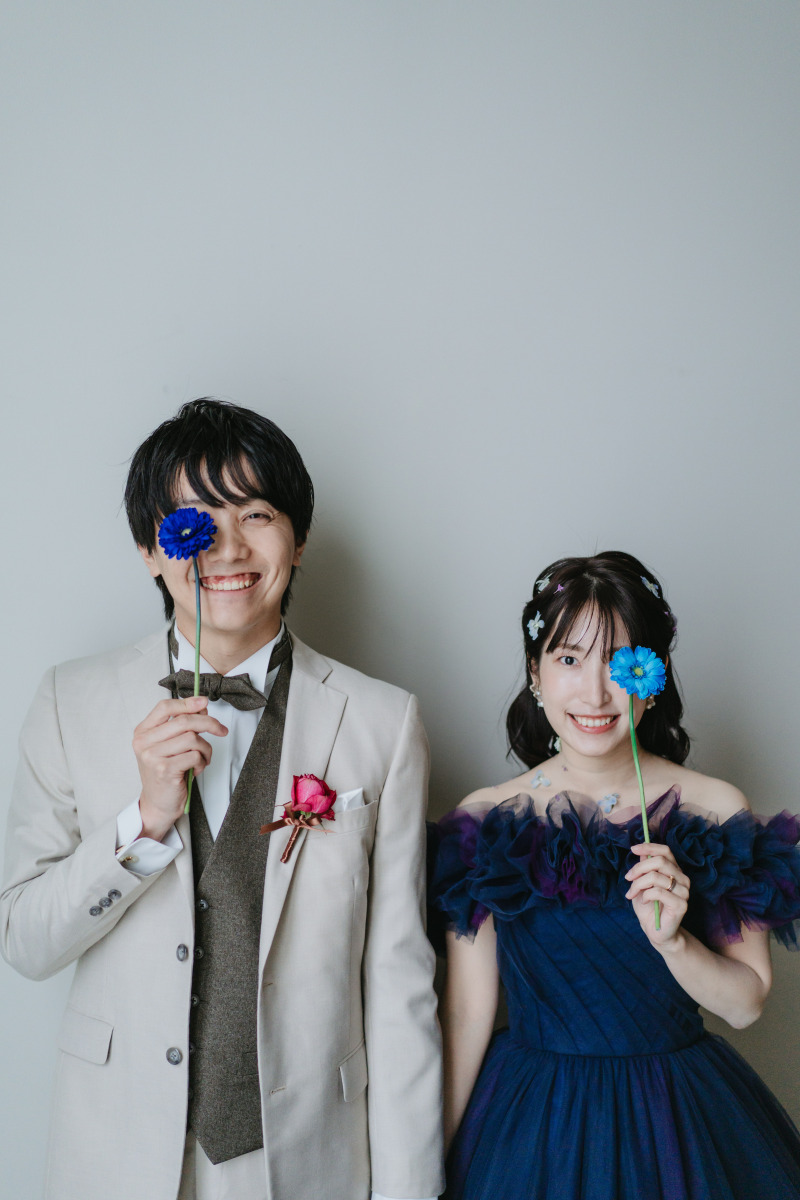 【Flower】ブーケの差し色がアクセントに！