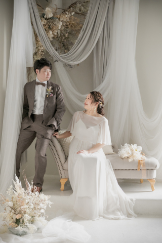 【フォトレポート】シンプルドレスで館内フォト