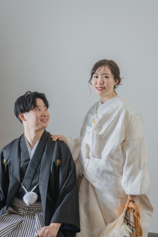 【フォトレポート】お任せヘアで和装×スタジオフォト