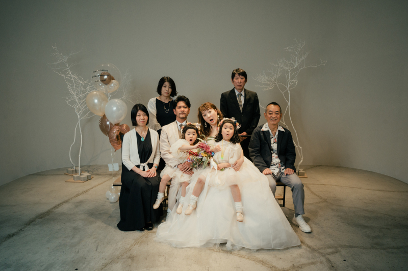 【photo】ご家族との集合写真もお任せください
