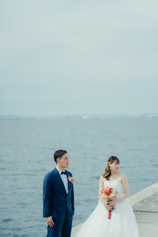 【フォトレポート】思い出のマーブルビーチでウェディングフォトvol.02