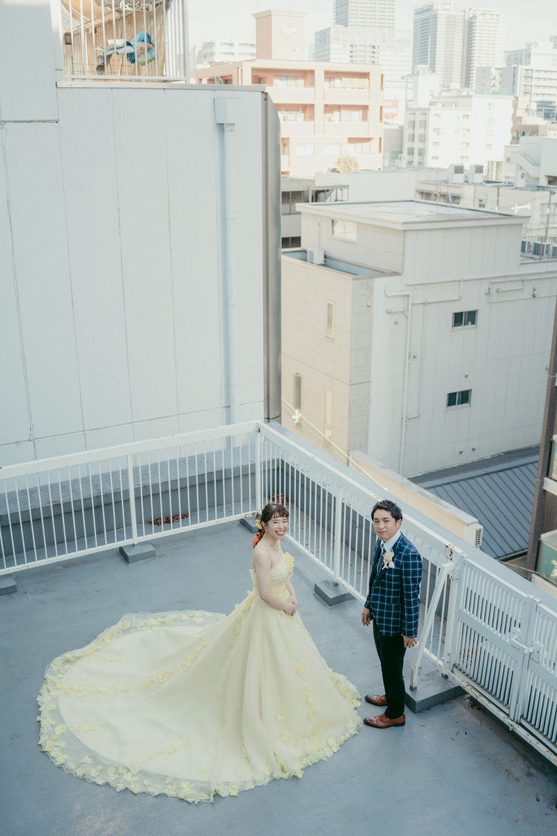 【フォトレポート】カラードレスで館内フォト