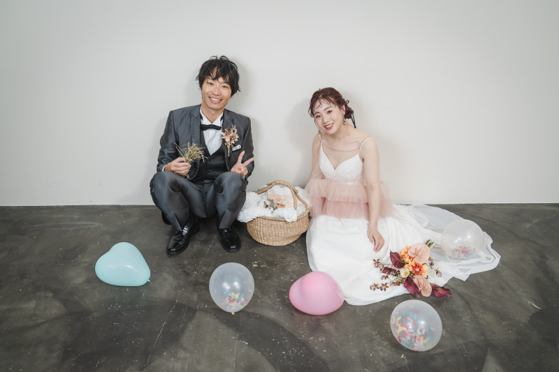 ペットとの撮影OK!一緒に叶えるウェディングフォト♡