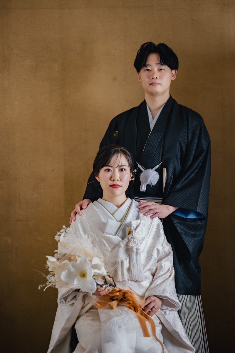 【フォトレポート】お任せヘアで和装×スタジオフォト