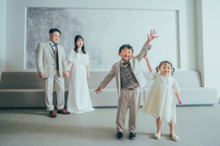夏休みにぴったり!家族で楽しむフォトウェディング撮影