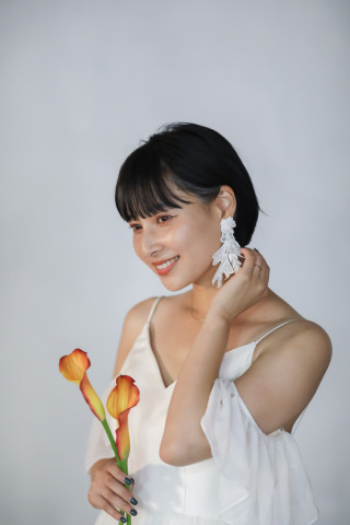 アクセサリーもアトリエメイドなんです