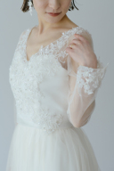 ブラウスとオーバースカートを合わせて～大人かわいいドレスアレンジ