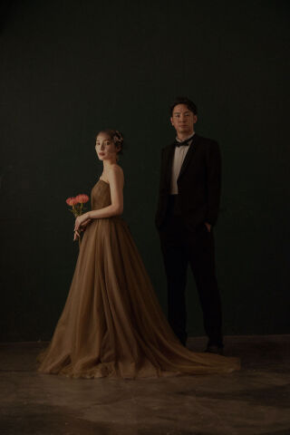 大人なカラードレス