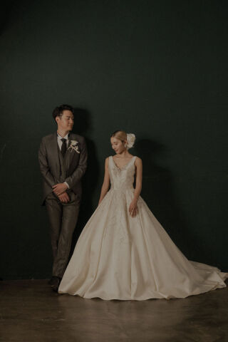 クラシカルなボリュームドレス