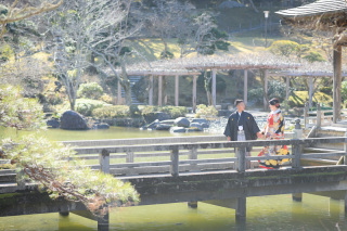 1月の成田山公園