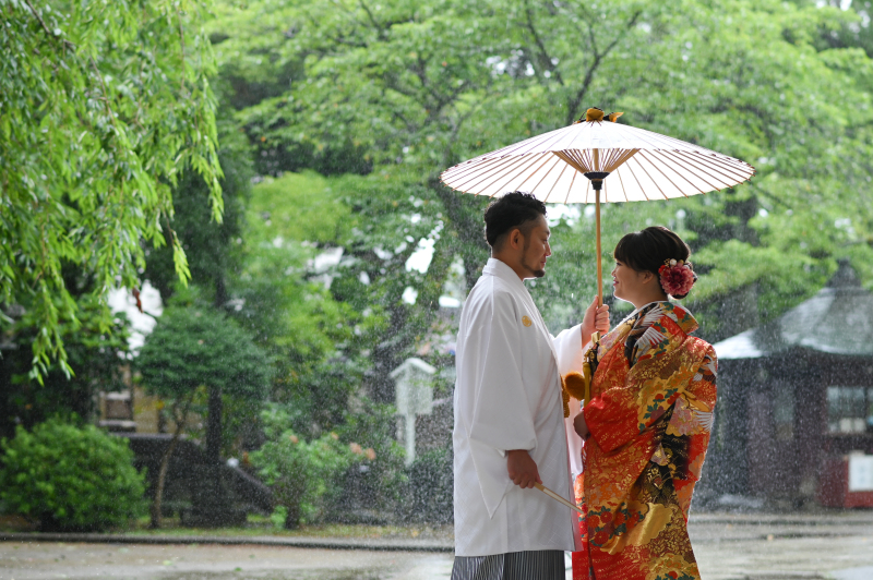 雨でした♪