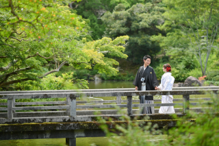 夏の成田山公園
