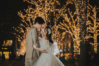 クリスマスの煌めくフォトウエディング☆