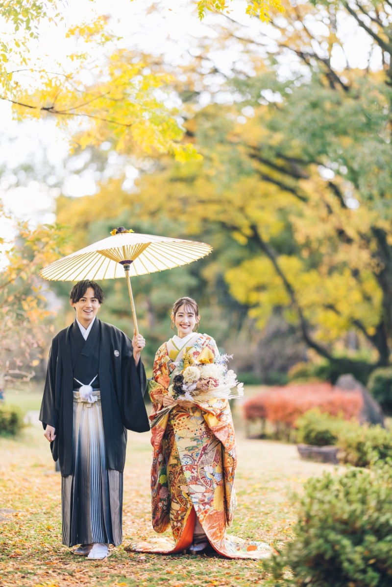 紅葉　和装ロケーション撮影地♪