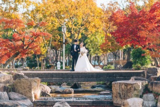 紅葉 洋装ロケーション撮影地♪