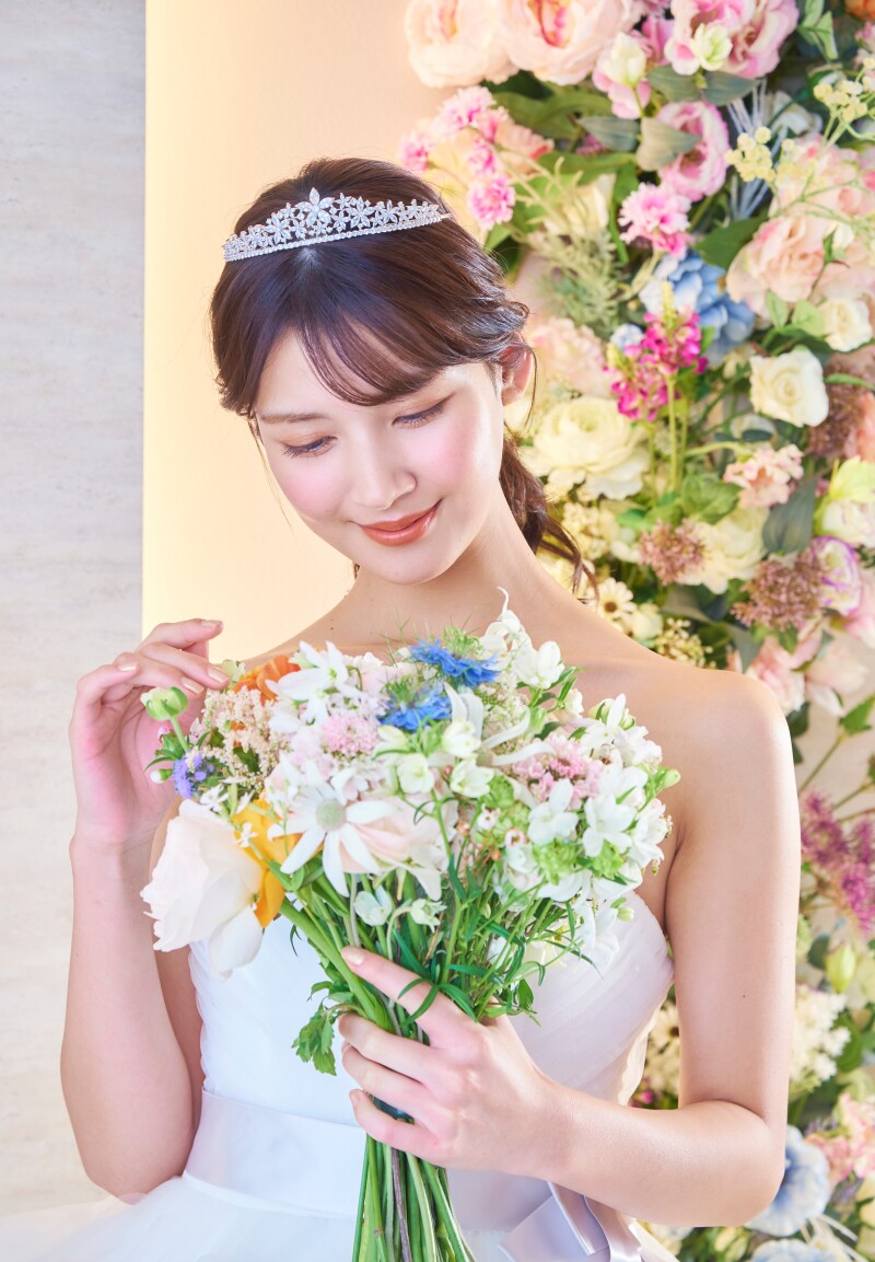 ヘアアクセサリーやブーケ類も全プランに含まれております♪