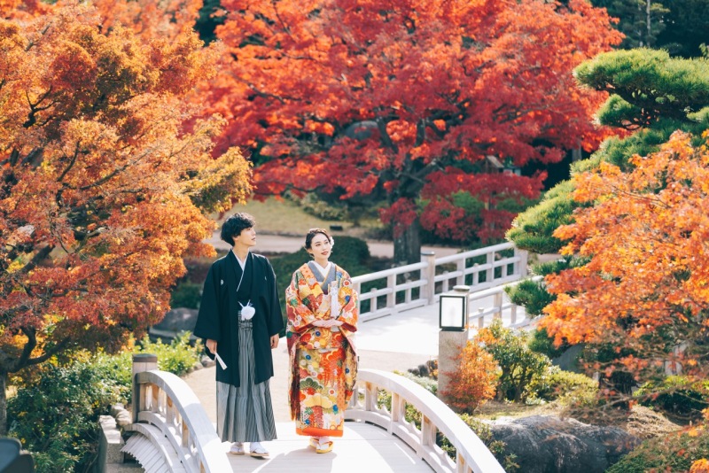 紅葉　和装ロケーション撮影地♪