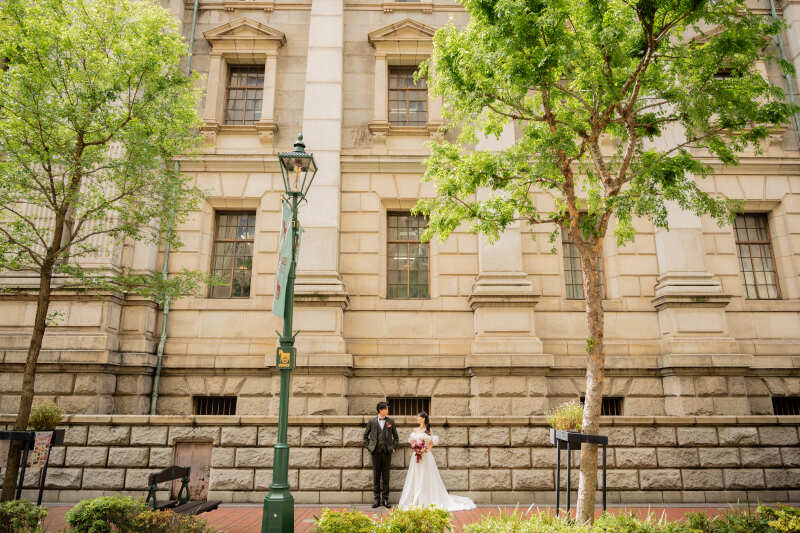 素敵な背景と共に