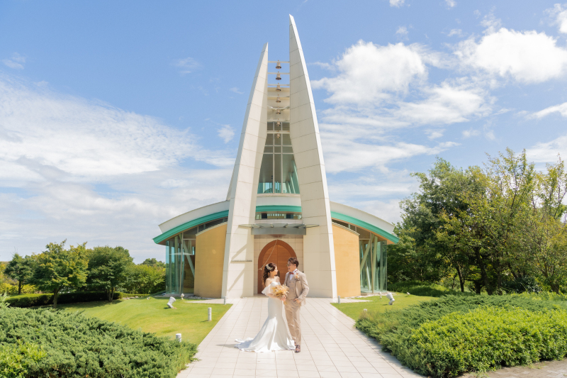 素敵な背景と共に