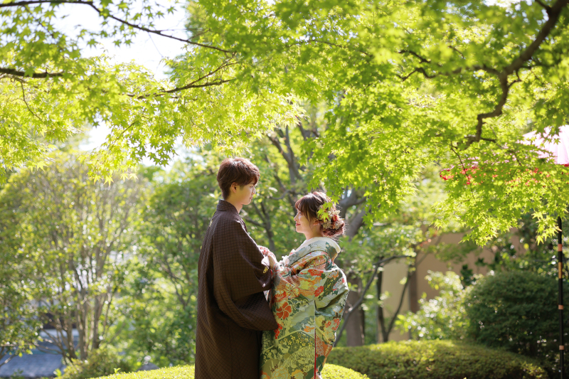 『松風園』和装ロケ