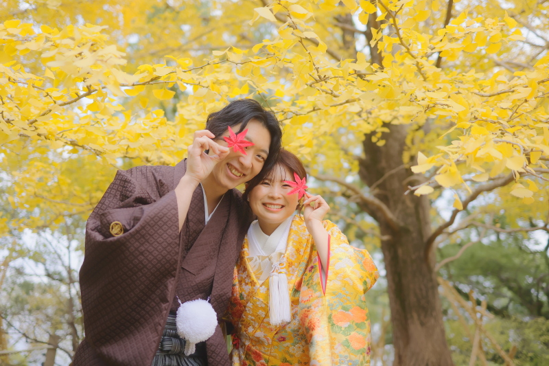 紅葉もやっといい感じ♪