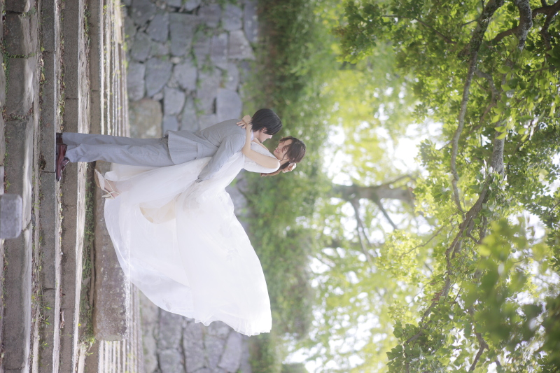 『舞鶴公園』洋装ロケ