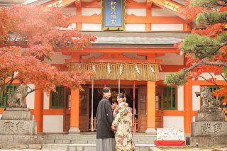 秋ロケシチュエーション集　紅葉八幡宮編