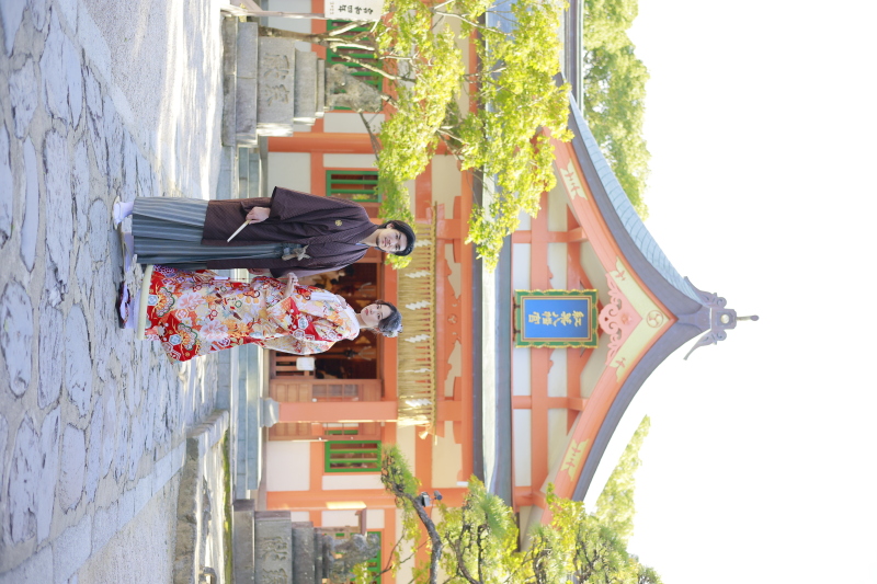 『紅葉八幡宮』和装ロケ☆