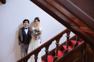 『旧福岡県公会堂貴賓館』洋装ロケ