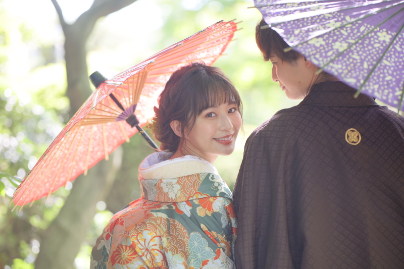 『松風園』和装ロケ