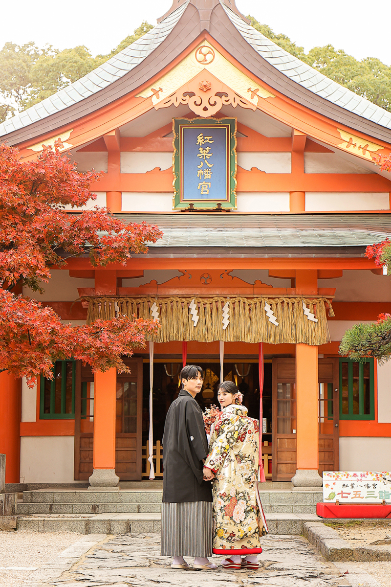 秋ロケシチュエーション集 紅葉八幡宮編