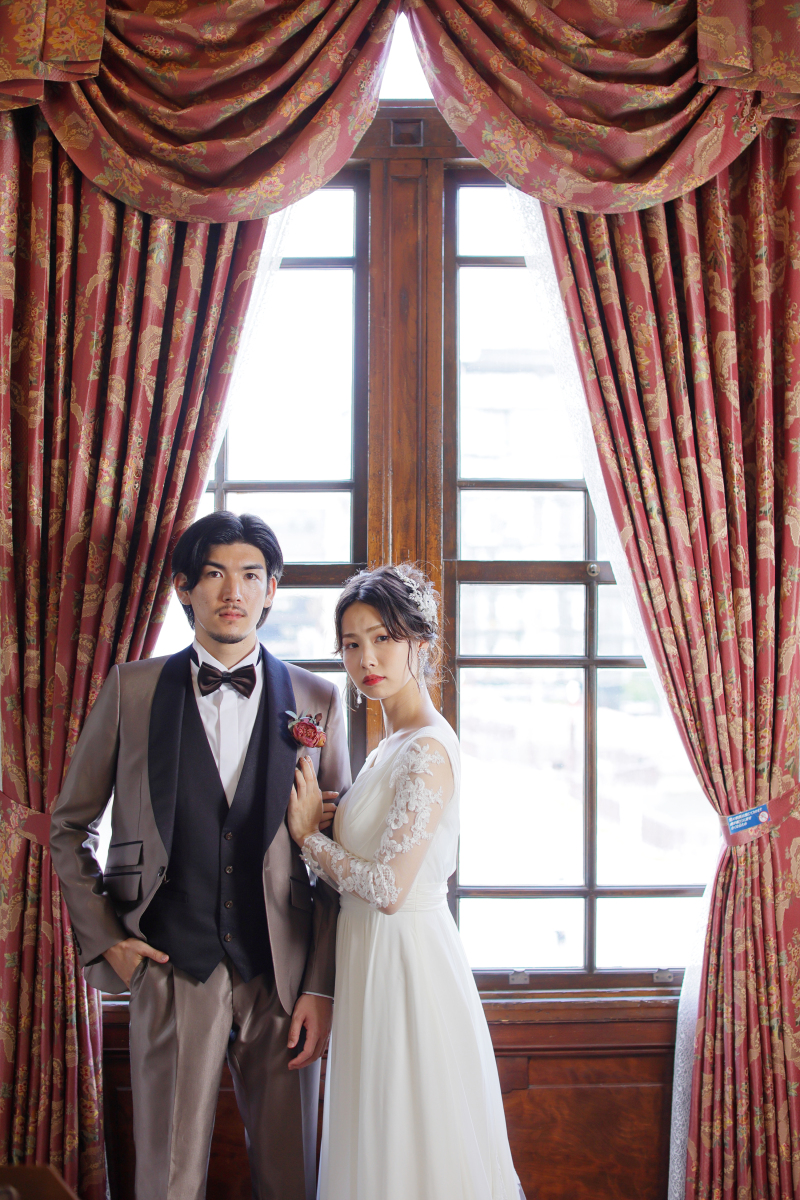 『旧福岡県公会堂貴賓館』洋装ロケ