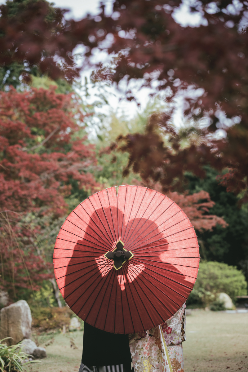 紅葉が紡ぐ、ふたりの一瞬。