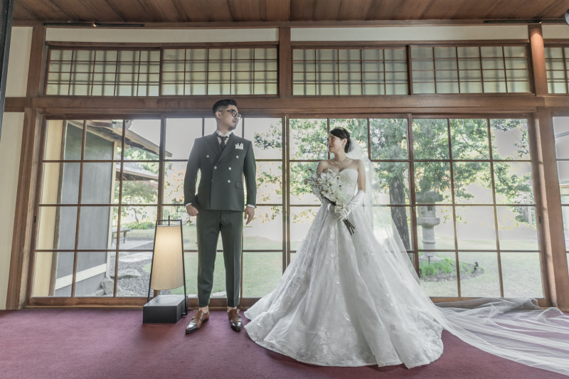 高宮庭園茶寮　伝統感じる空間と麗しい衣裳