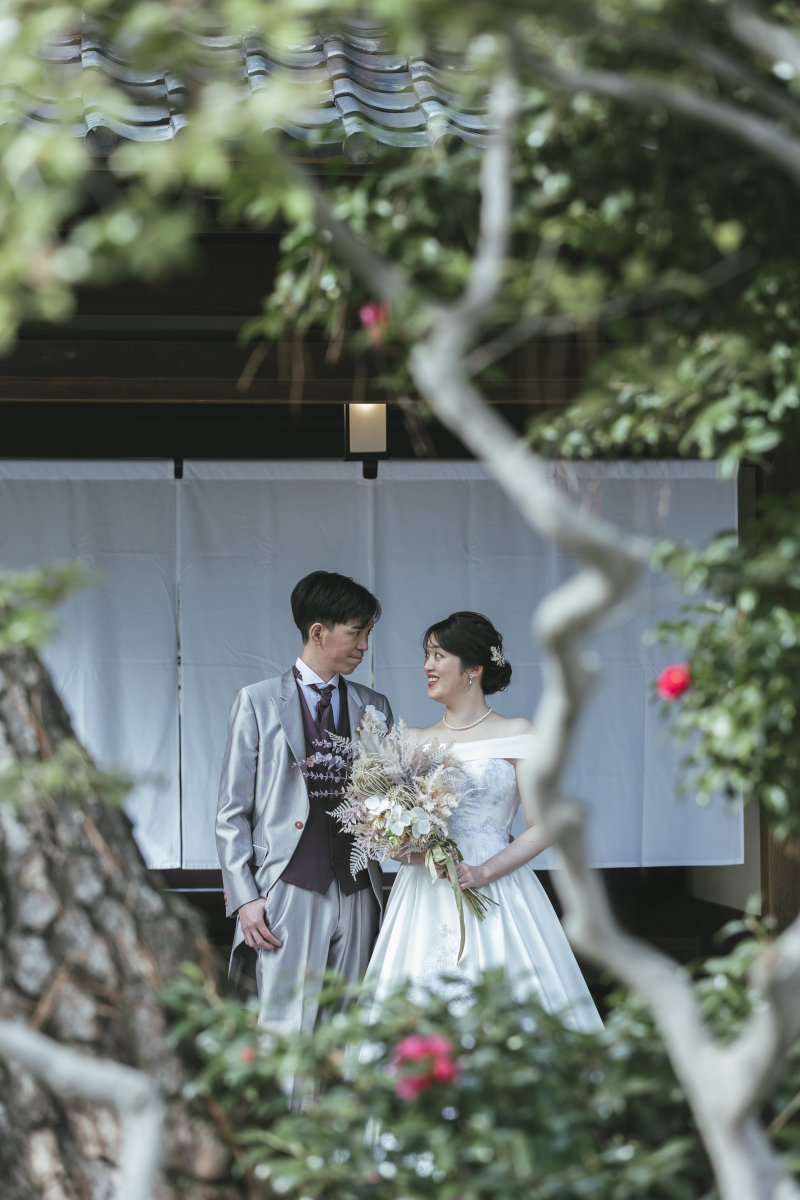 高宮庭園茶寮　冬花が祝福する日