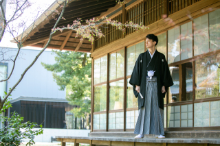 高宮庭園茶寮 重要文化財で非日常的な撮影を