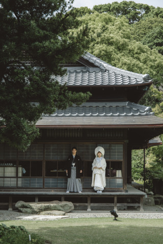 高宮庭園茶寮　新緑溢れる庭園