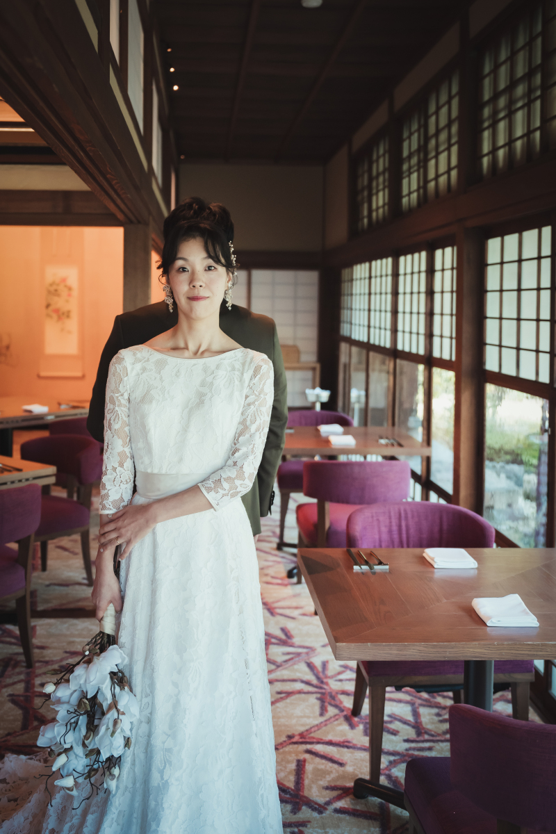 高宮庭園茶寮　歴史感じる空間で残すお写真