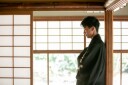 高宮庭園茶寮　新郎ソロショット 