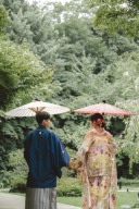 高宮庭園茶寮　お二人のお姿