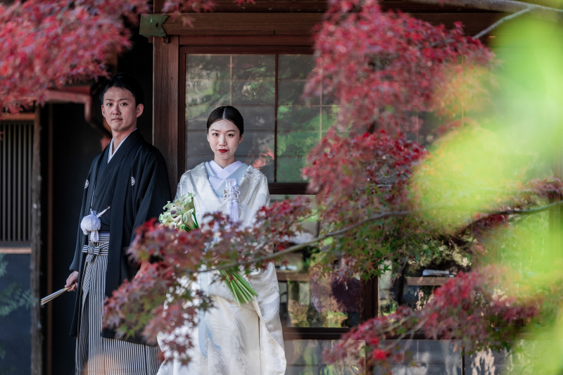 季節感じる空間と和装の調和