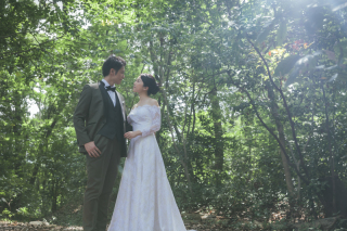 高宮庭園茶寮　美しく澄んだ青空