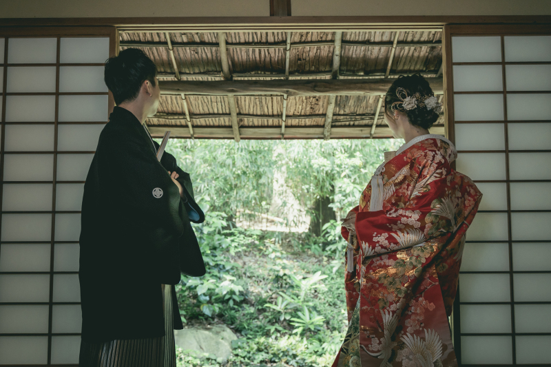 高宮庭園茶寮 常盤の緑